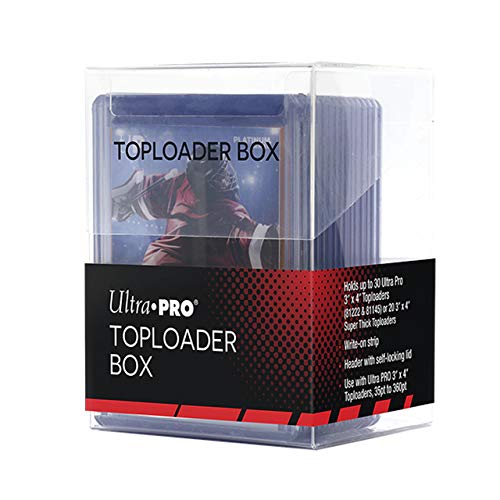 Ultra Pro Toploader Clear Card Storage Box – 85398 – AW11850