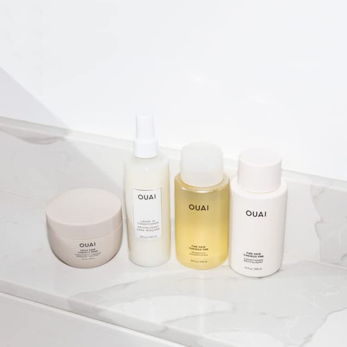 OUAI Fine Shampoo + Conditioner Set. Free from Sulfates. 10 oz Each. | The Storepaperoomates Retail Market - Fast Affordable Shopping