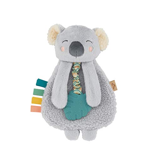 Itzy Ritzy – Itzy Lovey Including Teether, Textured Ribbons & Dangle Arms; Features Crinkle Sound, Sherpa Fabric and Minky Plush; Koala