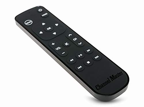 Channel Master Simple Remote, CM-7000XRC Compatible with Apple TV and Apple TV 4K – Replacement, Secondary Remote Control