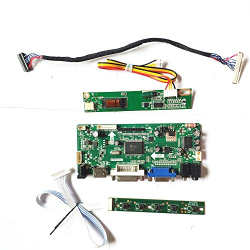 U/R for B152EW01 V1 V2 LVDS 20-Pin CCFL MNT68676 Screen Drive Controller Board VGA HDMI DVI LCD Panel Monitor 15.2″ 1280 * 854 DIY kit (B152EW01)