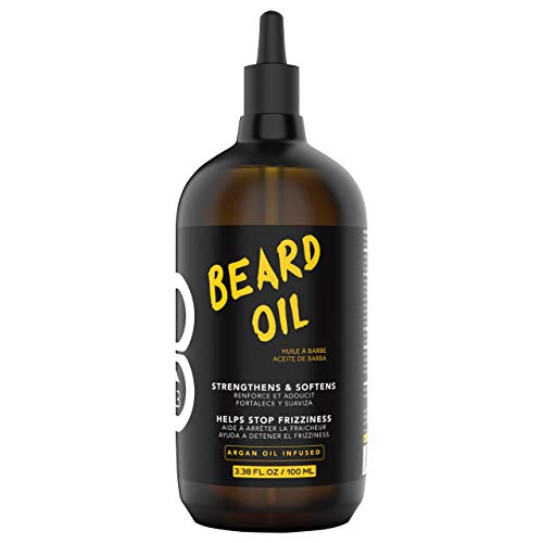 Level 3 Beard Oil – Promotes Fast Beard Growth L3 – Soften and Restores Facial Hair – Level Three Scented Beard Oil for Men Growth – Natural Oils