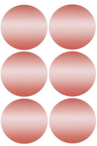 Royal Green Round Labels 2 inch Metallic Rose Gold Stickers for Envelope Seals 50mm – 300 Pack