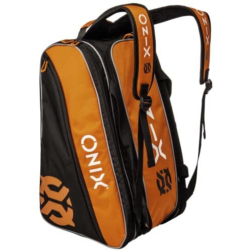 Onix Pickleball Pro Team Paddle Bag — Orange/Black