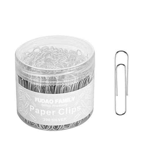 Jumbo Paper Clips, 2 Inch Paper Clip, 200 pcs Large Paperclips