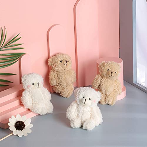 8 Pieces Mini Plush Bears 4.7 Inch Small Bear Toys Stuffed Tiny Soft Bear Doll Toy Valentine’s Gift Keychain Valentine Heart Bears for Boys Girls Party Favors (Regular Style) | The Storepaperoomates Retail Market - Fast Affordable Shopping