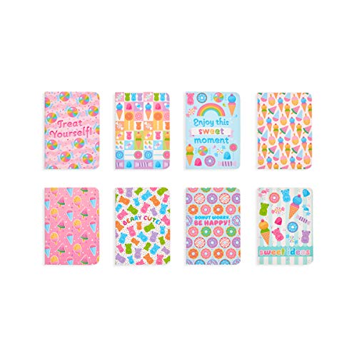 Mini Pocket Pal Journals: Sugar Joy – Set of 8 (3.5″ x 5″)