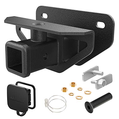Nilight 2 Inch Rear Trailer Hitch Receiver Class 3 Tow Towing Hitch & Cover Kit, Fits for 2003-2018 Dodge Ram 1500 & 2003-2013 Ram 2500/3500, Tow Combo (Hitch Cover Included)