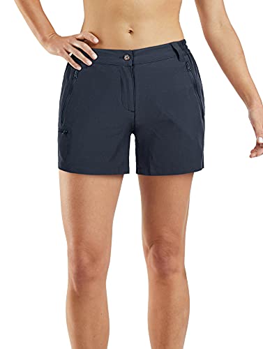 33,000ft Women’s Golf Shorts 5″ Quick Dry Stretch Hiking Cargo Shorts with Pockets Gray