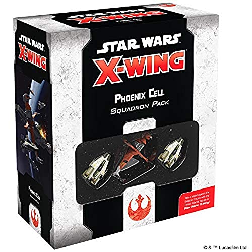 Star Wars X-Wing 2nd Edition Miniatures Game Phoenix Cell SQUADRON PACK | Strategy Game for Adults and Teens | Ages 14+ | 2 Players | Average Playtime 45 Minutes | Made by Atomic Mass Games