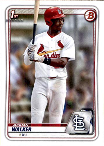 2020 Bowman Draft #BD-57 Jordan Walker St. Louis Cardinals Baseball Card