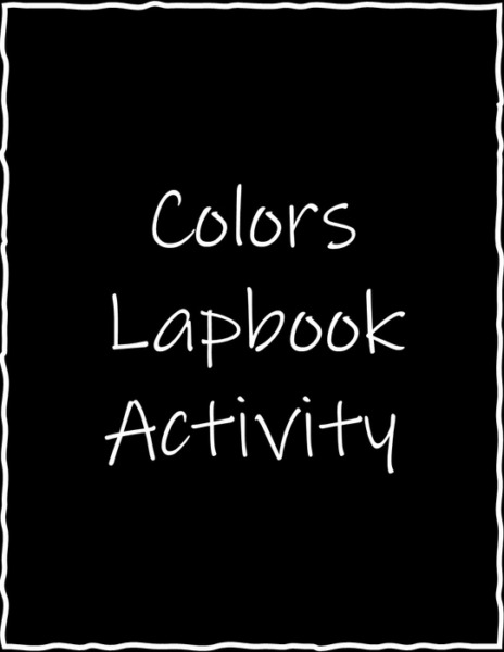 Colors Lapbook Activity