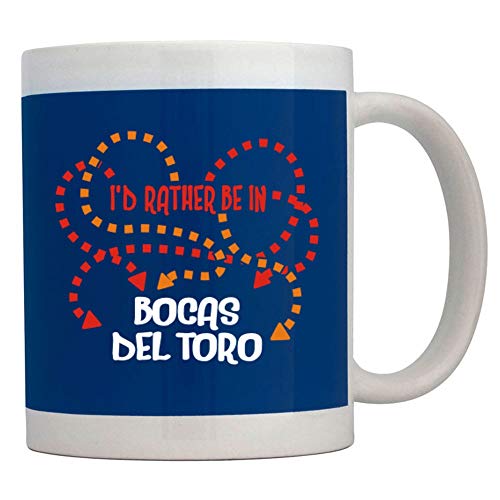 Teeburon I’d rather be in Bocas Del Toro Mug 11 ounces ceramic