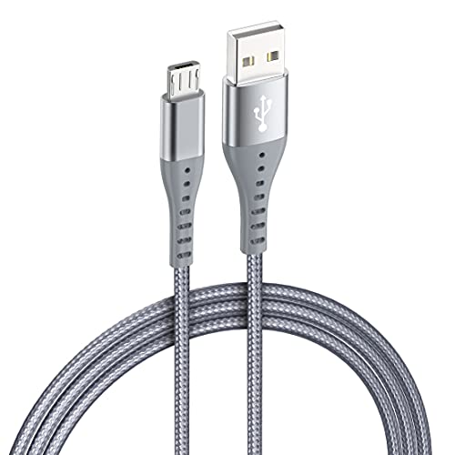 ShSiXin Micro USB Cable (4-Pack, 10/6/6/3FT) USB A Male to Micro USB Charger Cable Long Android Phone Charger Cord for Android Phone Charge,Samsung Galaxy S7 S6 Edge J7 S5,Note 5 4,LG,Kindle(Grey) | The Storepaperoomates Retail Market - Fast Affordable Shopping
