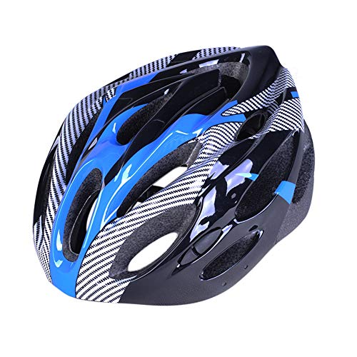 Lightweight Compatible with MTB Mountain Road Bike Safety Helmet Breathable Outdoor Cycling Cap,Perfect Bike Accessories Blue