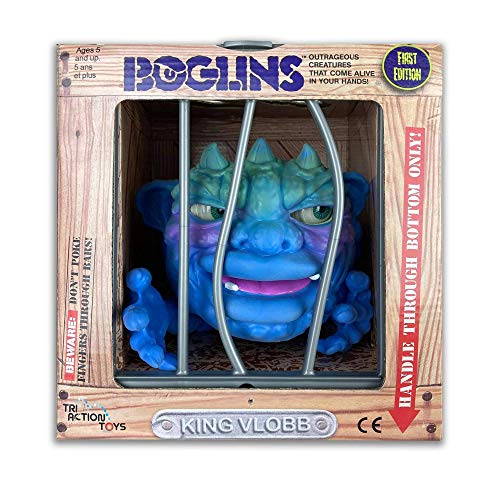 Boglins King Vlobb 8” Collectible Figure with Super Stretchy Skin & Movable Eyes and Mouth, Popular Retro Toy from The 80’s for Kids and Collectors