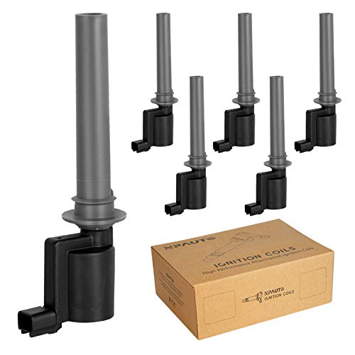 NPAUTO Ignition Coils Compatible with 3.0L V6 2001-2008 Ford Escape, 2005-2007 Ford Five Hundred, Freestyles, 2001-2004 Taurus, 01-09 Mazda Tribute, 05-08 Mercury Mariner, Montego, Sable, Pack of 6