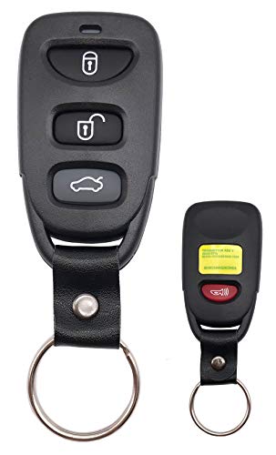 4 Buttons Keyless Entry Replacement Key Fob Cover Case fit for Hyundai Sonata Elantra Tucson Kia Optima Sorento Soul Remote Control Key Fob Shell