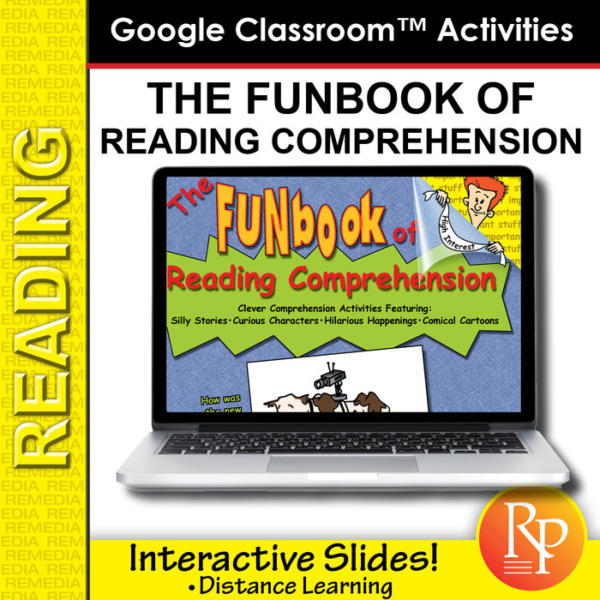 Google Classroom Activities: The Funbook of Reading Comprehension