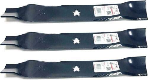Set of 3 Blades Compatible with 152443, 157033, 145708, 163819 Craftsman Poulan Husqvarna 46″ Deck