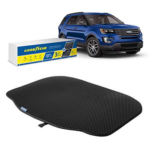 Goodyear Custom Fit Cargo Mat Liner for Ford Explorer 2011-2019 – Heavy Duty Trunk Liner, Diamond Shape, Luggage with Waterproof, Liquid & Dirt Trapping Technology – Anti-Slip Cargo Liner-GY004510