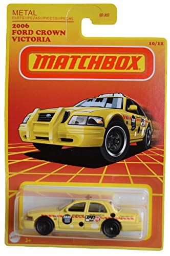 Matchbox 2006 Ford Crown Victoria, Yellow [10/12]