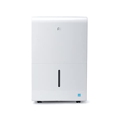 Perfect Aire 50-Pint, 4,500 Sq. Ft. ENERGY STAR Dehumidifier With Continuous Drainage Option, Ultra-Quiet Operation – Ideal for Small Rooms & Basements