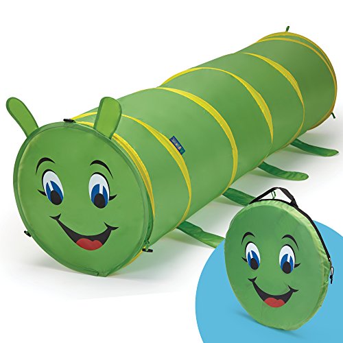 Lullaby Toys Kids Caterpillar Play Tunnel