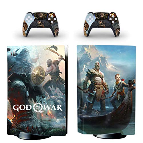 War Genie PS5 Whole Body Vinyl Skin Sticker Decal Cover for PlayStation 5 System Console and Controllers