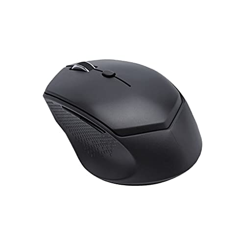 Amazon Basics 6-Button 2.4GHz & Bluetooth Wireless Mouse – Black