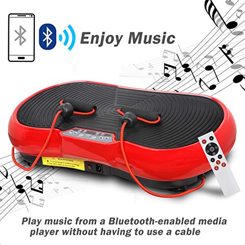 LEMY Full Body Vibration Plate Exercise Machine Workout Vibration Fitness Platform Exercise Massage Fit Machine with Bluetooth Connection Home Training Equipment | The Storepaperoomates Retail Market - Fast Affordable Shopping