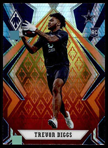 2020 Panini Phoenix Fire Burst #165 Trevon Diggs Dallas Cowboys (Silver Prizm Refractor) NFL Football Card (RC – Rookie Card) NM-MT
