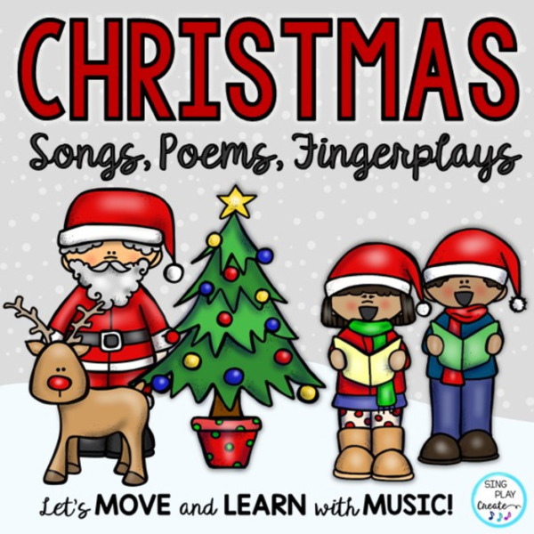 CHRISTMAS SONGS, POEMS, FINGERPLAYS, PUPPETS, LITERACY ACTIVITIES