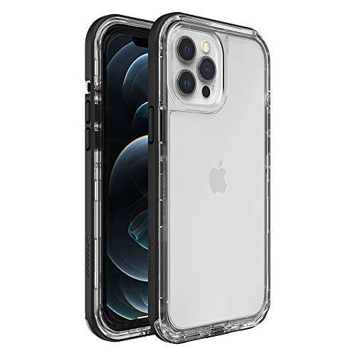 LifeProof Next Series Case for iPhone 12 Pro Max – Black Crystal (Clear/Black)