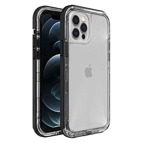 LifeProof NEXT SERIES Case for iPhone 12 & iPhone 12 Pro – BLACK CRYSTAL (CLEAR/BLACK)