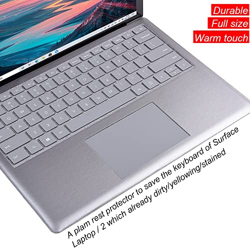 xisiciao, Full Size Keyboard Palm Rest Cover for Microsoft Surface Laptop 3/4 13.5 inch Palm Pads Wrist Rests Film Protector, Avoid Stain for Laptop 3/4 US Layout(Opaque Grey for Laptop 3/4) | The Storepaperoomates Retail Market - Fast Affordable Shopping
