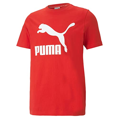 PUMA mens Classics Tee T Shirt, High Risk Red, X-Large US