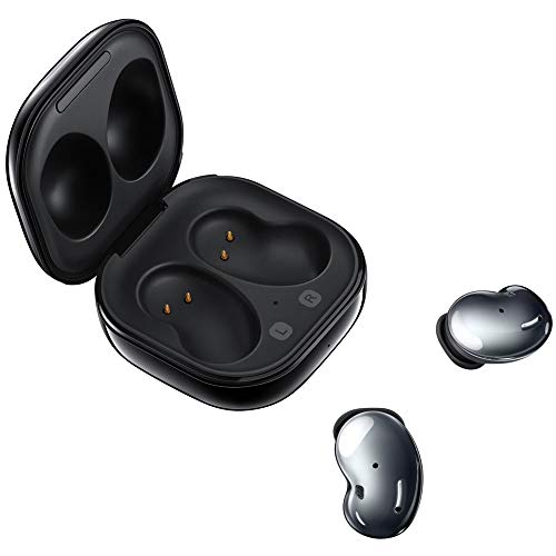 Samsung Galaxy Buds Live (ANC) Active Noise Cancelling TWS Open Type Wireless Bluetooth 5.0 Earbuds for iOS & Android, 12mm Drivers, International Model – SM-R180 (Mystic Black) (Renewed)
