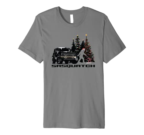 Ford Bronco Holiday Sasquatch Premium T-Shirt