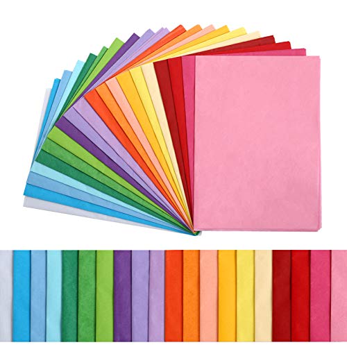 KESOTE Colored Tissue Paper for Gift Bags Crafts, 14″ x 20″ Tissue Paper Bulk 100 Sheets Gift Paper Tissue for Packaging – 20 Colors