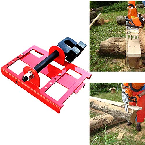 Tenluno Mill Lumber Cutting Guide Saw Steel Timber hainsaw Attachment Cut Guided Mill Wood