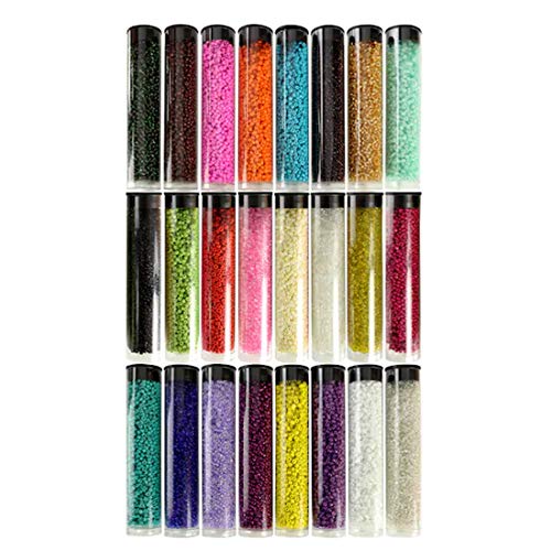 Multicolor Glass Seed Beads Set by Bead Landing