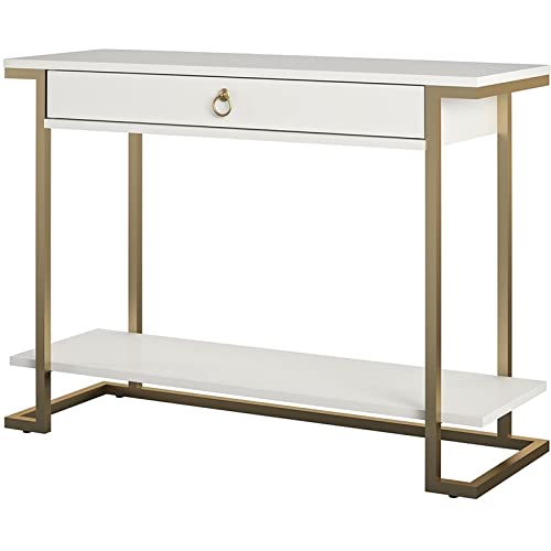 CosmoLiving by Cosmopolitan Camila, White Console Table