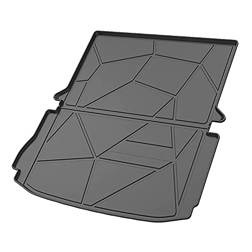 Explorer Cargo Liners – All Weather Protection Rear Cargo Trunk Tray Floor Mats Compatible with 2011-2019 Ford Explorer with 5 seats,3D Modeling Waterproof Durable Odorless TPO Accessories Custom-Fit
