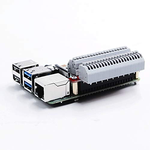 Treedix Terminal Block Breakout GPIO Spring Expansion Solderless 40pin Pinout Board Module Compatible with Raspberry Pi