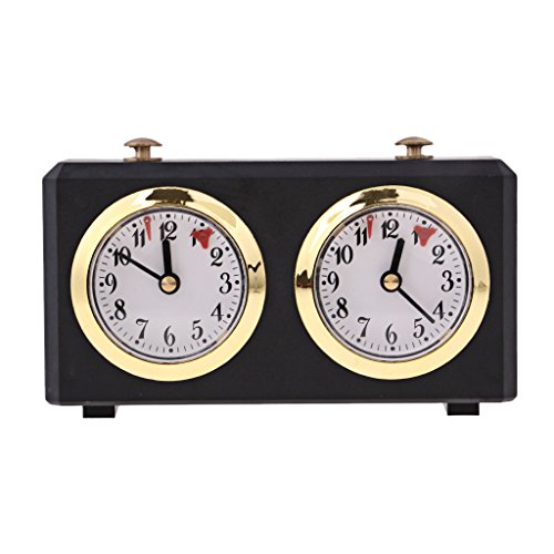 Chess Clock, Tournament Analogue Chess Clock Timer Count Up Count Down Timer, Professional Chess Clock Game Timer for Chinese Chess, International Chess Board Game