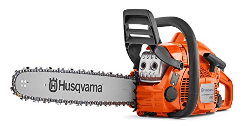 Husqvarna 440 Gas Chainsaw, 40-cc 2.4-HP, 2-Cycle X-Torq Engine, 18 Inch Chainsaw with Smart Start, For Wood Cutting and Tree Trimming