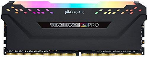 Corsair Vengeance RGB Pro 32GB (4x8GB) DDR4 3600 (PC4-28800) C16 Desktop Memory – Black
