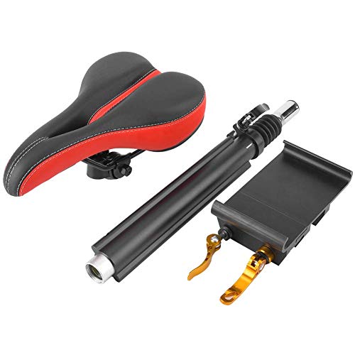 Electric Scooter Seat, Durable Adjustable Electric Scooter Seat Saddle for Xiao m i M365 Scooter Black Red Shockproof Anti-Rust Soft | The Storepaperoomates Retail Market - Fast Affordable Shopping