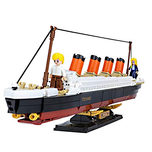SuSenGo Building Block Kit for Titanic-481pcs Bricks Toy Building Sets for Adults Kids Educational Toys